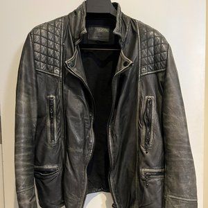 All Saints Biker Leather Jacket